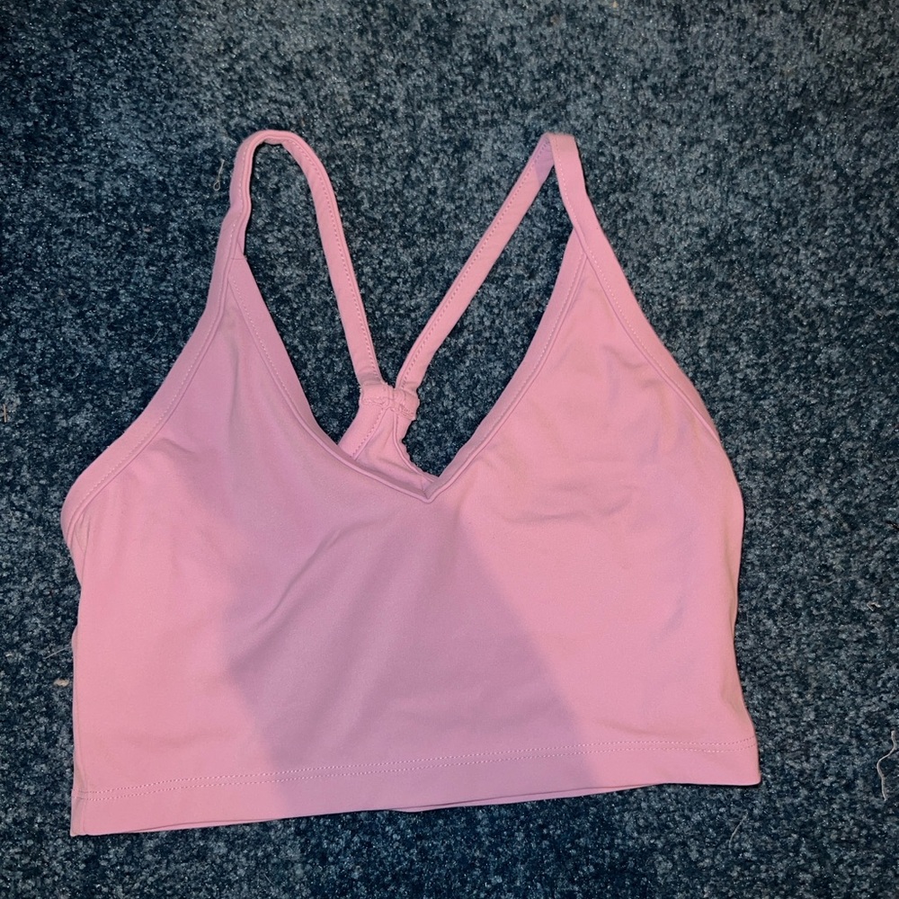 PARAGON light purple Sports Bra & Short Set